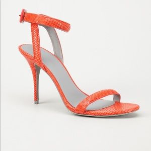 Alexander Wang Orange Antonia Sandals